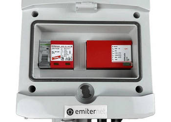 Rozdzielnica DC/AC EMITER EM-831_DCAC - DC Dehn T1+2, 1/1; AC De