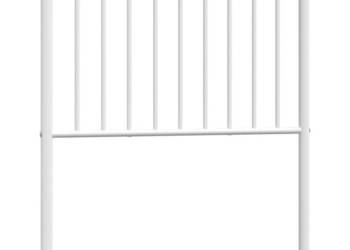 Metalowe wezgłowie białe 75 cm WM-350957