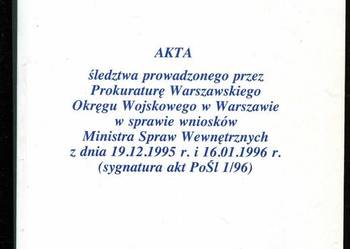 Biała Księga akta śledztwa MSW 1995-1996 Oleksy