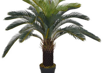 Sztuczny sagowiec odwinięty z doniczką zielony 90 cm WM-280185