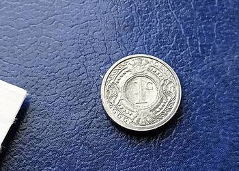 Stare monety 1 cent 1990 Antyle Holenderskie