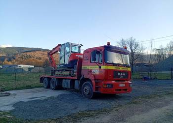 Man F2000 laweta pomoc drogowa