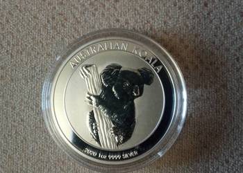 Moneta kolekcjonerska inwestycyjna 1 OZ uncja srebro próby 999