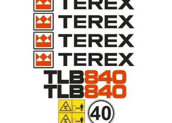 Naklejki oklejenie TEREX TLB840 Zamiennik