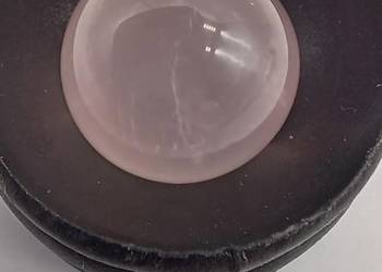 13mm Kwarc różowy a#127 Mini kulka sfera kolekcjonerska