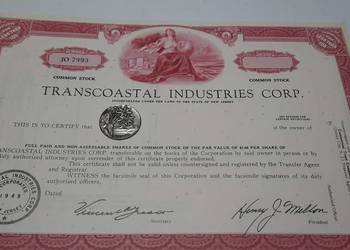 certyfikat akcji usa 2