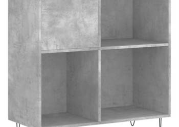 Szafka na płyty szarość betonu 845x38x89 cm WM-831776