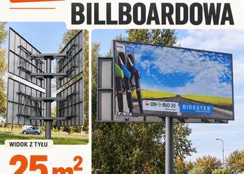 Konstrukcja metalowa - billboard - dwie tablice - Trzebinia