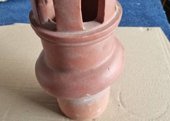 Kominek wentylacyjny 12 cm, ceramiczny miedziany.