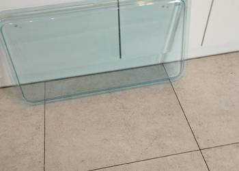 Szyba stała 78 na 43 cm do przyczepy kempingowej