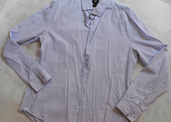elegancka bawełniana koszula w paski M 38 H&M