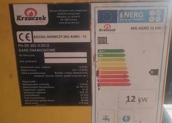 Kocioł grzewczy Krzaczek SKG AGRO 12 kW – sprawny, zadbany