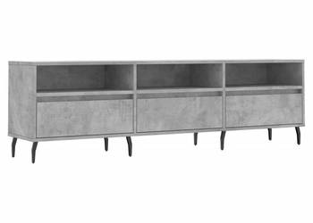Szafka pod TV szarość betonu 150x30x445 cm WM-831296