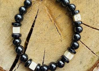 Bransoletka męska  z kamieni naturalnych