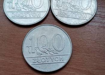 Monety 100zl.90 rok