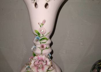 Wazonik różowa japońska porcelana