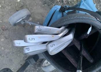 Wózek golfowy torba i kije
