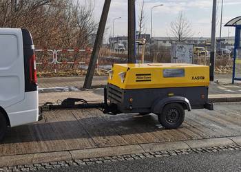 Kompresor przewoźny spalinowy Atlas Copco  XAS67 zarejestrowany