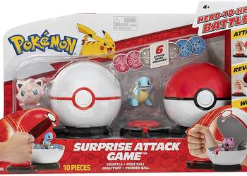 Pokemon Gra Surprise Attack Atak z zaskoczenia Figurki Squir