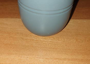 Osłonka, doniczka  ceramiczna szara nowa