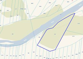 Prywatny las i 175m linii brzegowej rzeki Tanew! Działka 2,33 ha Harasiuki