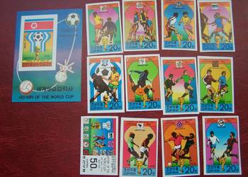 Korea 1978 cięte MNH Piłka nożna Argentyna 78