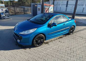 Peugeot 207cc Cabrio blue