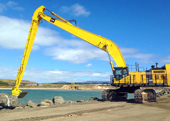 Ramię Long Reach WYSIĘGNIK 16,5 m do koparki 20 - 22 tony (wersja HD)