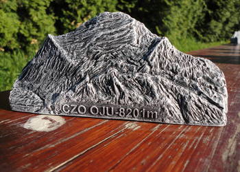 Czo Oju - relief ,Korona Himalajów