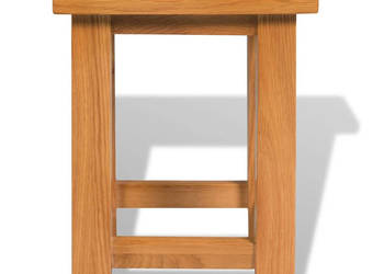 Stolik 27x24x37 cm lite drewno dębowe WM-244207
