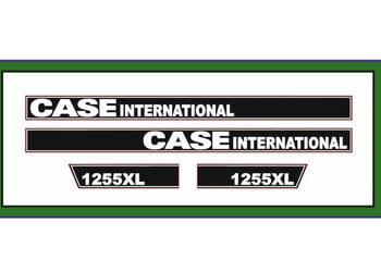 Naklejki ciągnik traktor Case International 1255XL Nalepki Komplet