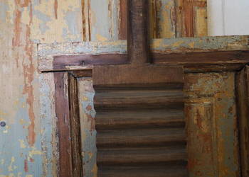 Stareńka Drewniana Tara-Pralnica-Vintage