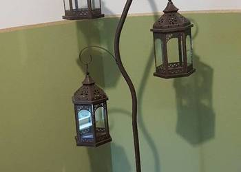 Lampion metalowy latarnia