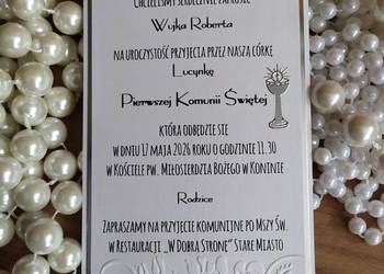 Zaproszenia na I Komunię Św.