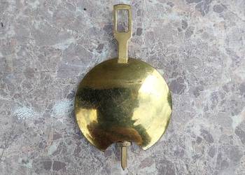 679 Wahadło starego zegara kominkowego bufetowego śr 4cm dł 7cm