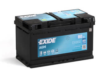 Akumulator 80Ah 800A Exide AGM start&stop EK800  EN Akumulator 80Ah 800A Exide AGM start&stop EK800  EN