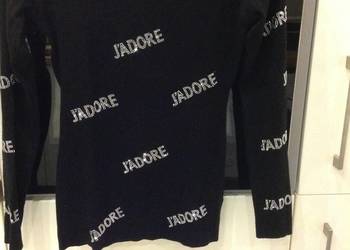 Czarny Sweter Damski ENZORIA rozm S Jadore Cyrkonie j Nowy