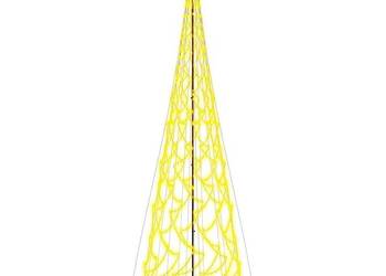 Choinka stożkowa, 3000 ciepłych białych LED, 230x800 cm(SKU:343517)
