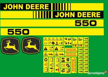 naklejki john deere 550
