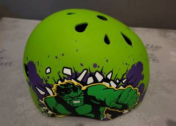 Kask Sportowy Avengers HULK Zielony (rozmiar M) 52-56cm