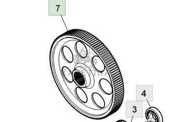 John Deere 9420RX 9470RX 9520RX 9620RX Koło Zębate Przekładnia Zębata Napę…