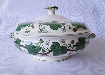 Wedgwood „Napoleon Ivy” – waza / kartoflanka z pokrywą – Anglia vintage
