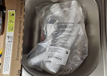 Zlewozmywak 33x38cm z syfonem