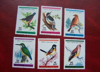 Korea Płn. 1988 MNH Mi. 2932/37 Fauna Ptaki  a
