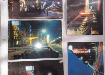 Pocztówki Warszawa Nocą 20 sztuk.