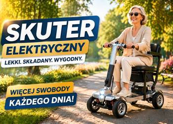 Skuter elektryczny inwalidzki składany