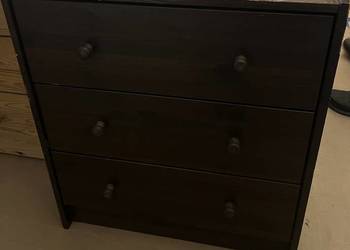 Ikea Drewniana komoda z 3 szufladami, odbiór osobisty Warszawa