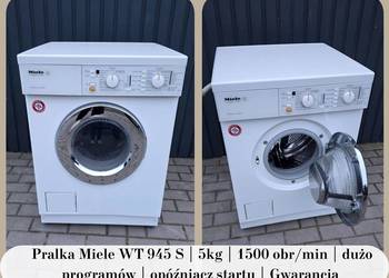 Pralka Miele WT 945 S | 5kg | 1500 obr/min | dużo programów | opóźn. startu