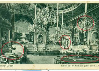 Baden-Baden Spielsaal im Kurhaus ( Saal Louis XV )