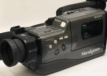 SONY Handycam Video 8 CCD-F330E Kamera ANALOGOWA komplet VINTAGE uszk.